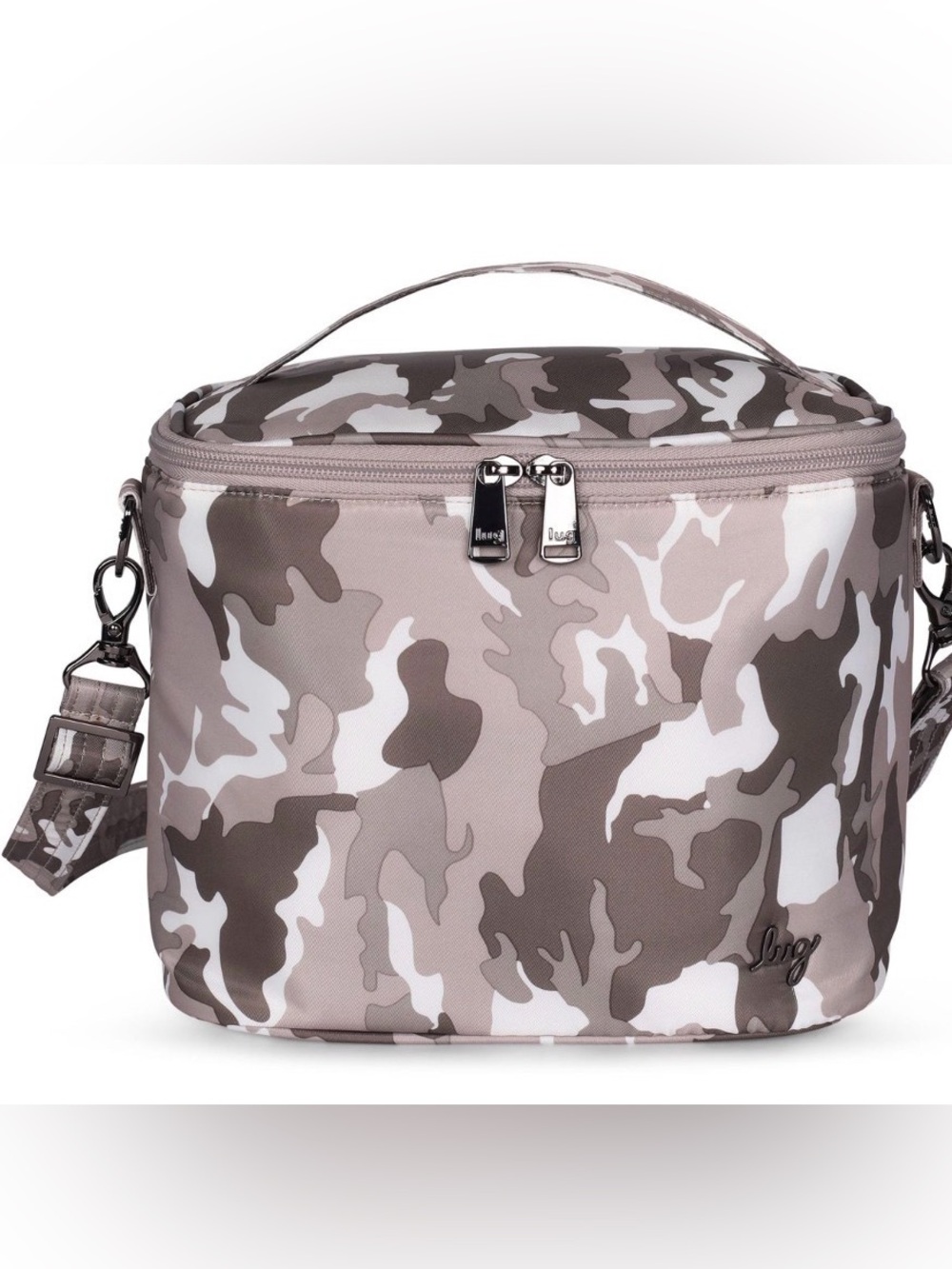 Lug Nibble Camo Taupe Insulated Tote